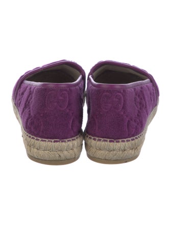 Gucci GG Signature Terry Cloth Espadrilles