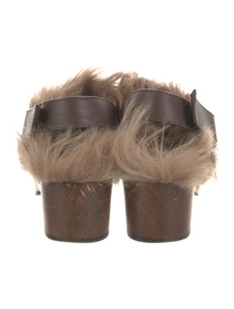 Gucci GG Canvas Canvas Slingback Flats