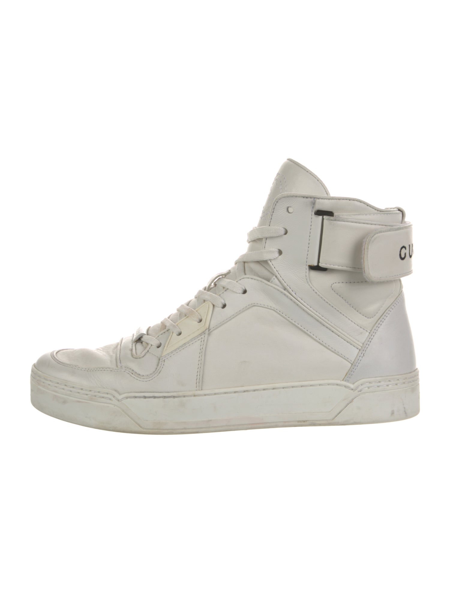 Gucci Interlocking G Logo Leather Sneakers
