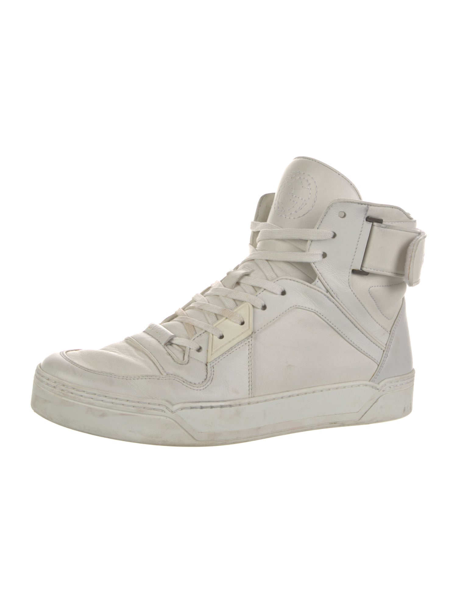 Gucci Interlocking G Logo Leather Sneakers