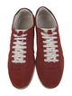 Gucci Suede Colorblock Pattern Sneakers