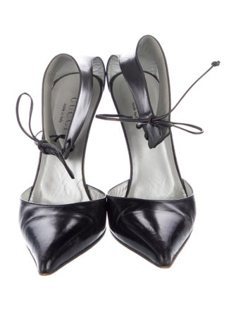Gucci Leather D'Orsay Pumps