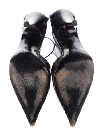 Gucci Leather D'Orsay Pumps