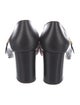 Gucci Web Accent Leather Pumps