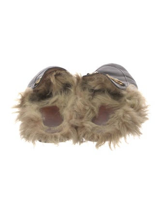 Gucci Horsebit Accent Leather Mules