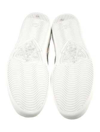 Gucci Leather Printed Sneakers