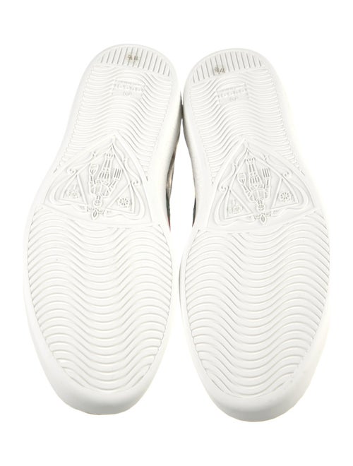 Gucci Leather Printed Sneakers