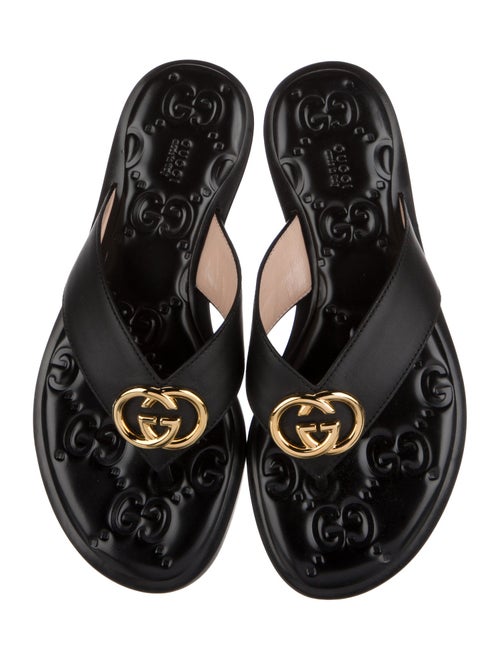 Gucci Leather Slides