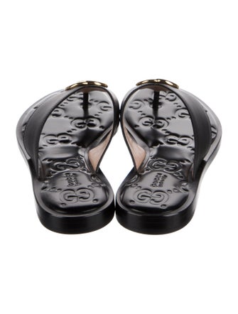 Gucci Leather Slides