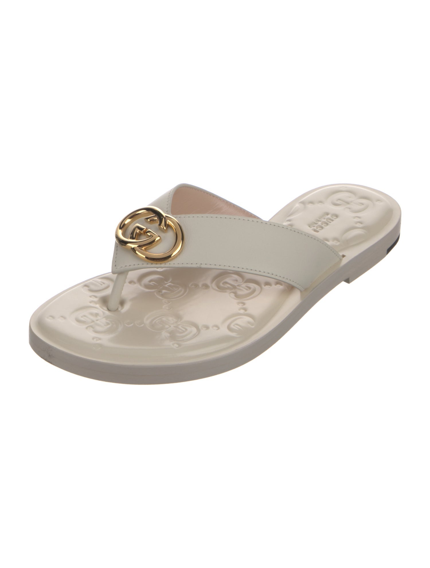 Gucci Leather Slides