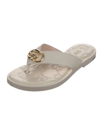 Gucci Leather Slides