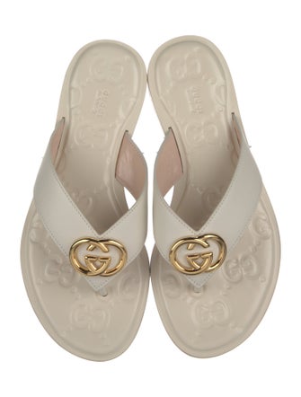 Gucci Leather Slides