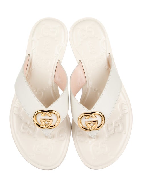 Gucci Leather Slides