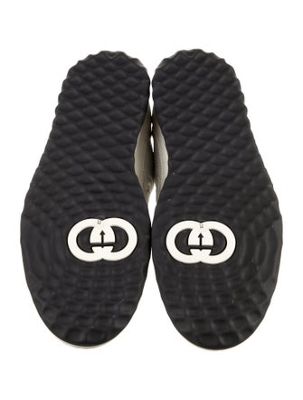 Gucci Leather Colorblock Pattern Sneakers