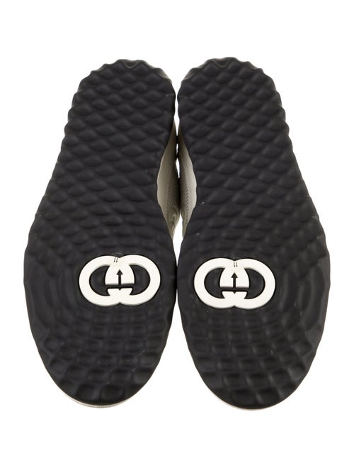 Gucci Leather Colorblock Pattern Sneakers