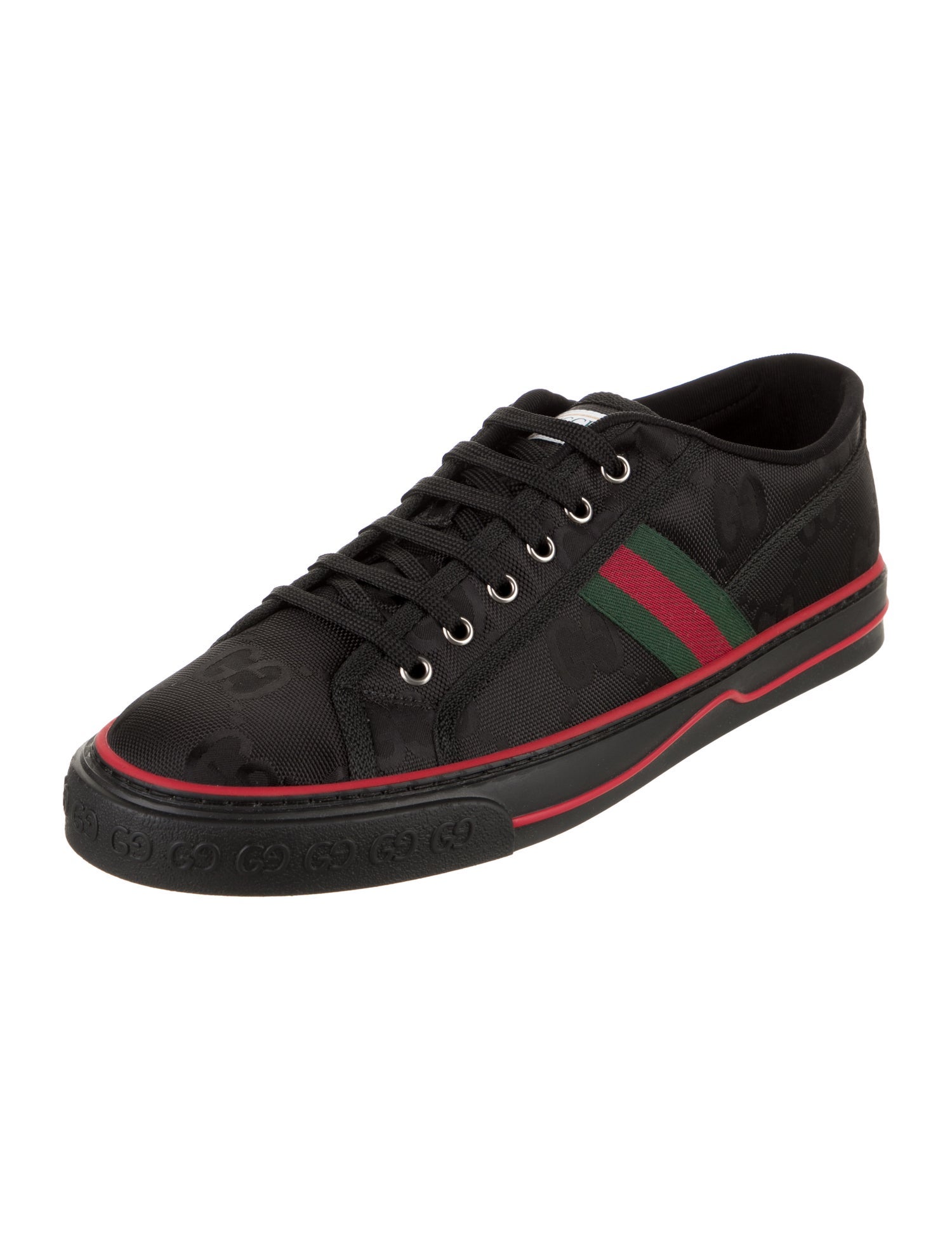 Gucci Web Accent Rubber Sneakers