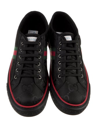 Gucci Web Accent Rubber Sneakers