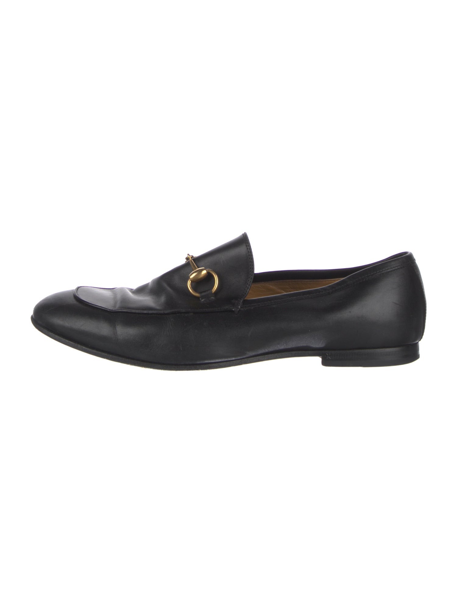 Gucci Horsebit Accent Leather Loafers