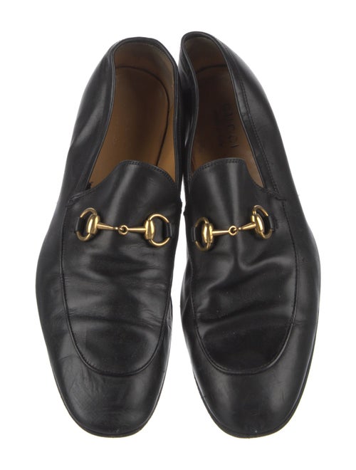 Gucci Horsebit Accent Leather Loafers