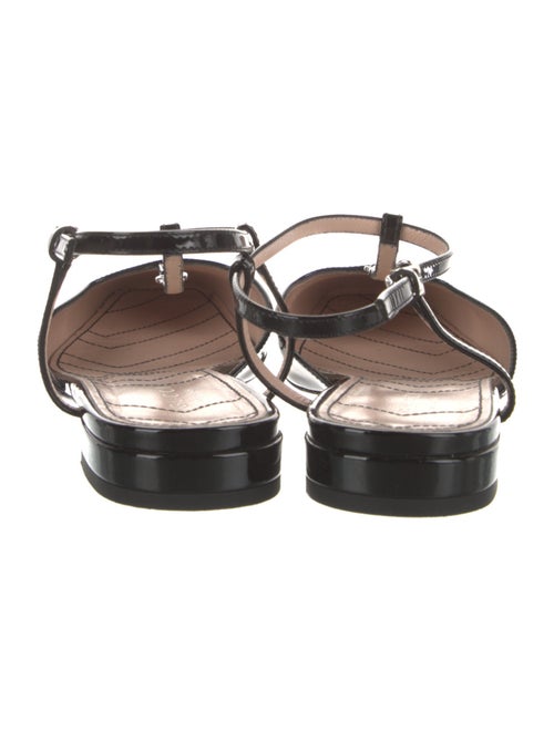 Gucci Patent Leather Slingback Flats