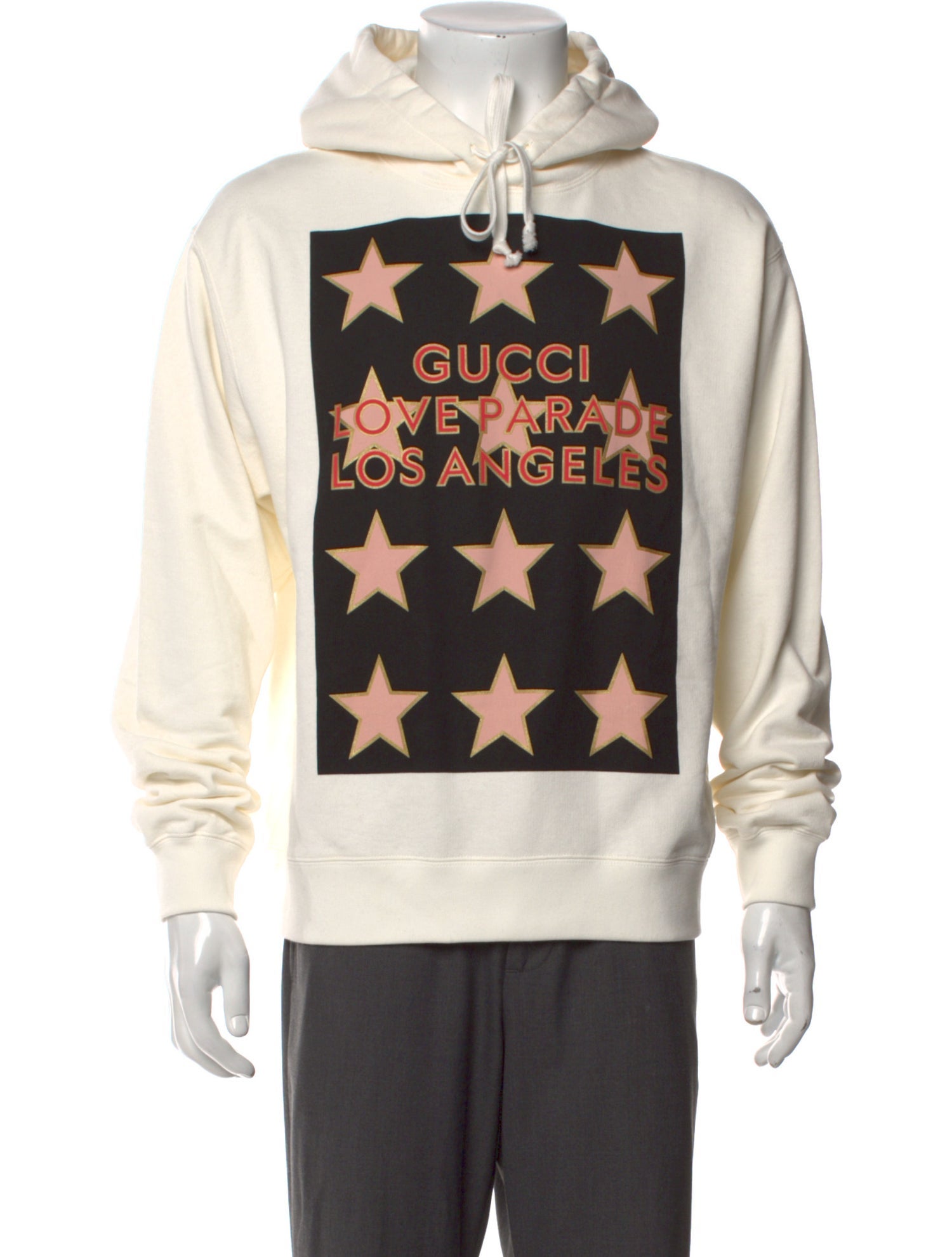 Gucci Graphic Print Crew Neck Hoodie