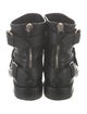 Gucci Leather Moto Boots