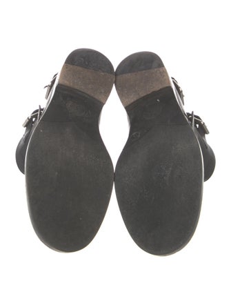 Gucci Leather Moto Boots