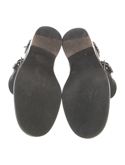 Gucci Leather Moto Boots