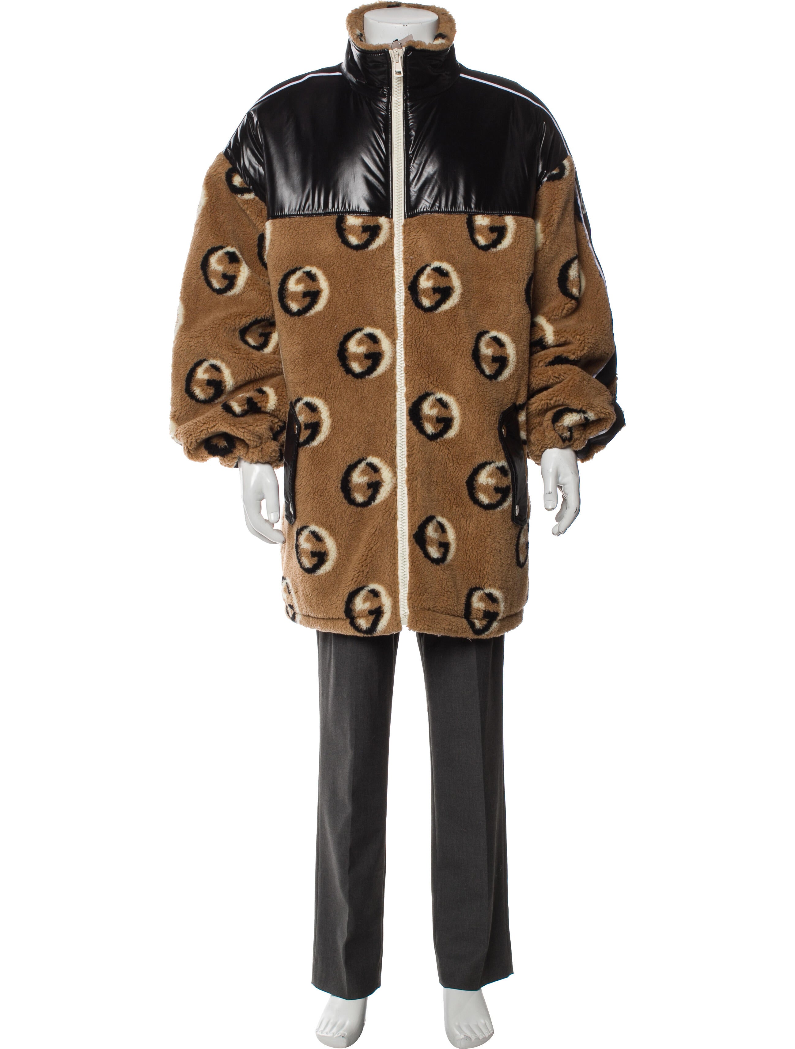 Gucci Interlocking G Logo Wool Parka w/ Tags