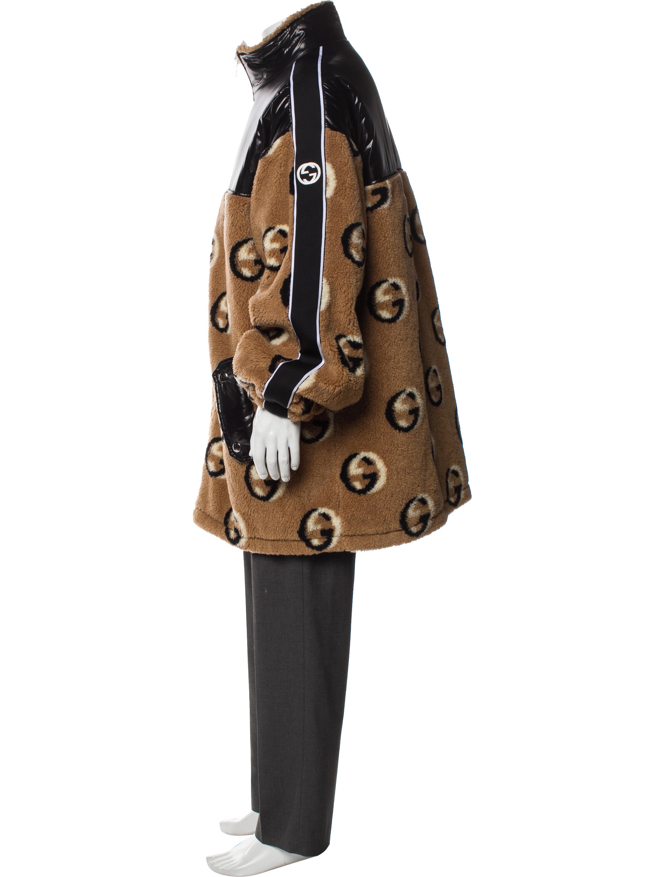 Gucci Interlocking G Logo Wool Parka w/ Tags