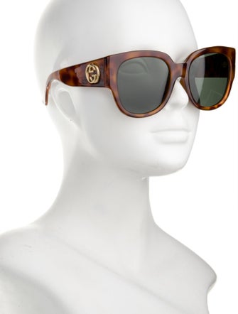 Gucci Interlocking G Logo Oversize Sunglasses