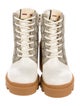 Gucci GG Supreme Leather Combat Boots
