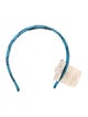 Gucci Blue Pattern Printed GG Canvas Headband