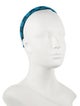 Gucci Blue Pattern Printed GG Canvas Headband