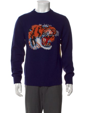 Gucci Bengal Print Wool Pullover