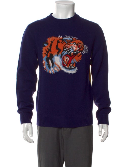 Gucci Bengal Print Wool Pullover