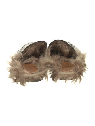 Gucci 1955 Horsebit Accent Patent Leather Mules