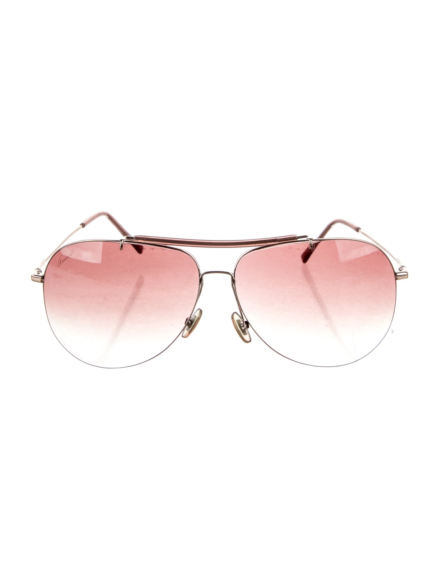 Gucci Bee Accent Aviator Sunglasses