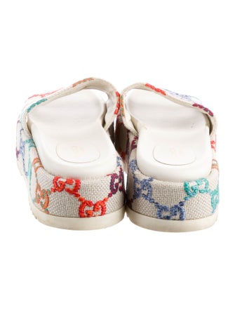 Gucci GG Canvas Canvas Slides
