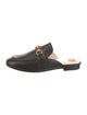 Gucci Web Accent Leather Mules