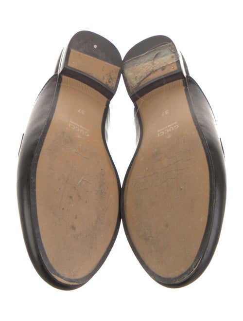 Gucci Web Accent Leather Mules