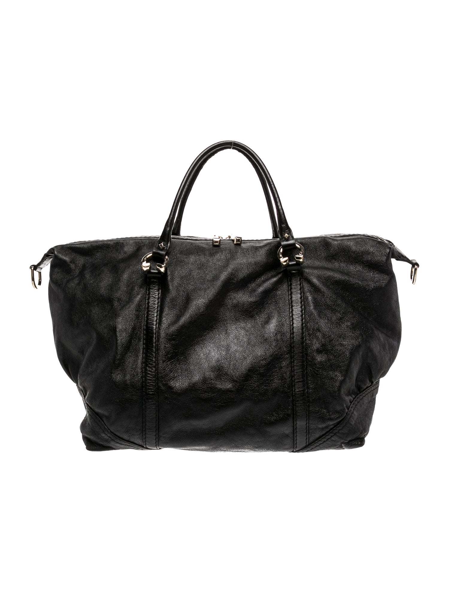 Gucci Leather Weekender Bag