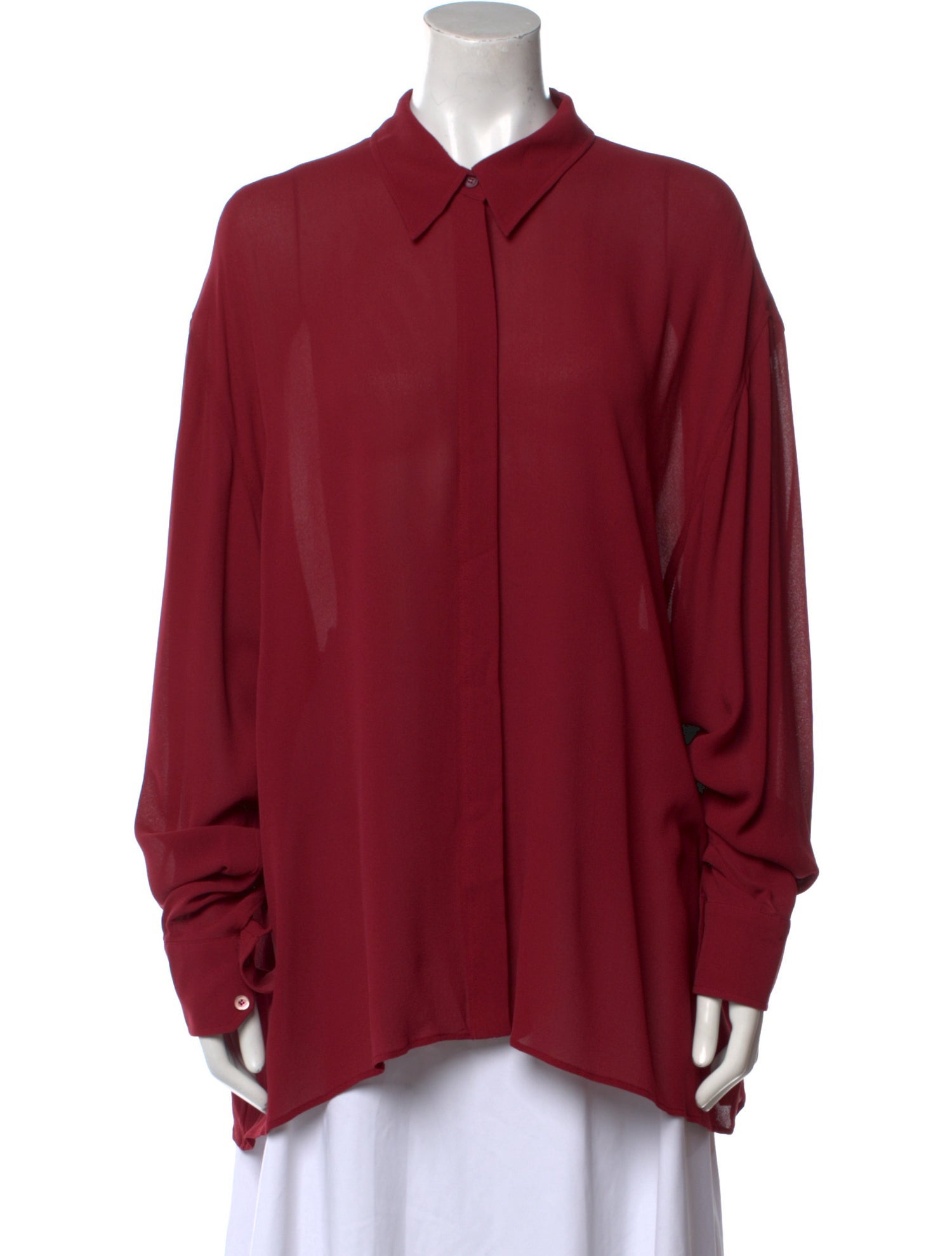 Gucci Silk Long Sleeve Blouse