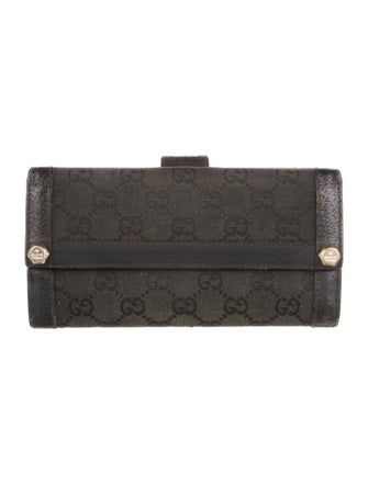 Gucci GG Canvas Canvas Continental Wallet