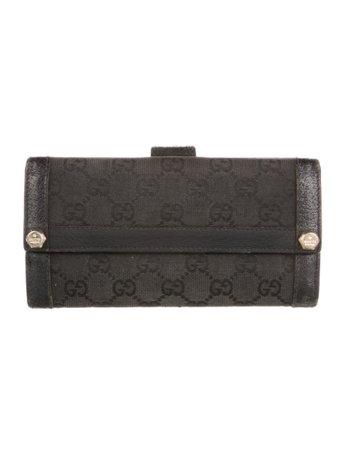 Gucci GG Canvas Canvas Continental Wallet
