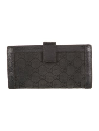 Gucci GG Canvas Canvas Continental Wallet