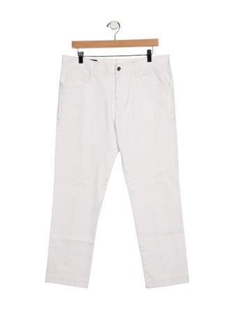 Gucci Mid-Rise Straight Leg Jeans