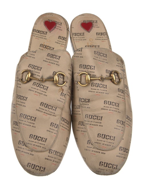 Gucci Horsebit Accent Leather Mules