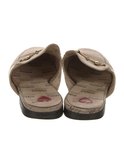 Gucci Horsebit Accent Leather Mules