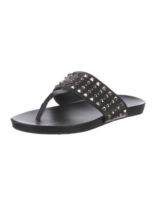 Gucci Leather Studded Accents Slides